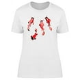 thumbnail image 1 of Cool Grunge Koi Fishes T-Shirt Women -Image by Shutterstock, Female Medium, 1 of 2
