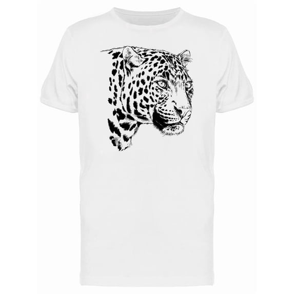 Cool Grunge Leopard Head Tee Men's -Image by Shutterstock
