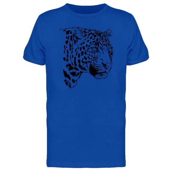 Cool Grunge Leopard Head Tee Men's -Image by Shutterstock