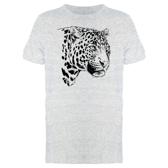 Cool Grunge Leopard Head Tee Men's -Image by Shutterstock