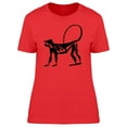 thumbnail image 1 of Cool Grunge Monkey Sketch T-Shirt Women -Image by Shutterstock, Female Large, 1 of 2