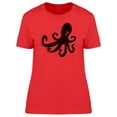 thumbnail image 1 of Cool Grunge Octopus Doodle T-Shirt Women -Image by Shutterstock, Female XX-Large, 1 of 2
