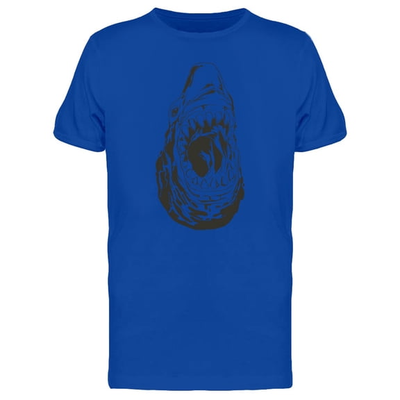 Cool Grunge Shark Head Tee Men's -Image by Shutterstock
