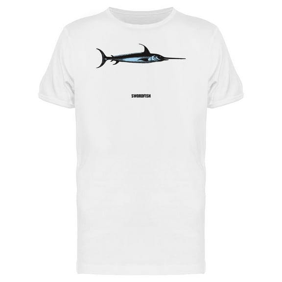 Cool Grunge Swordfish T-Shirt Men -Image by Shutterstock, Male Medium