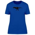 thumbnail image 1 of Cool Grunge T-Rex Doodle T-Shirt Women -Image by Shutterstock, Female Large, 1 of 2