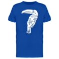 thumbnail image 1 of Cool Grunge Toucan Bird Sketch Tee Men's -Image by Shutterstock, 1 of 2