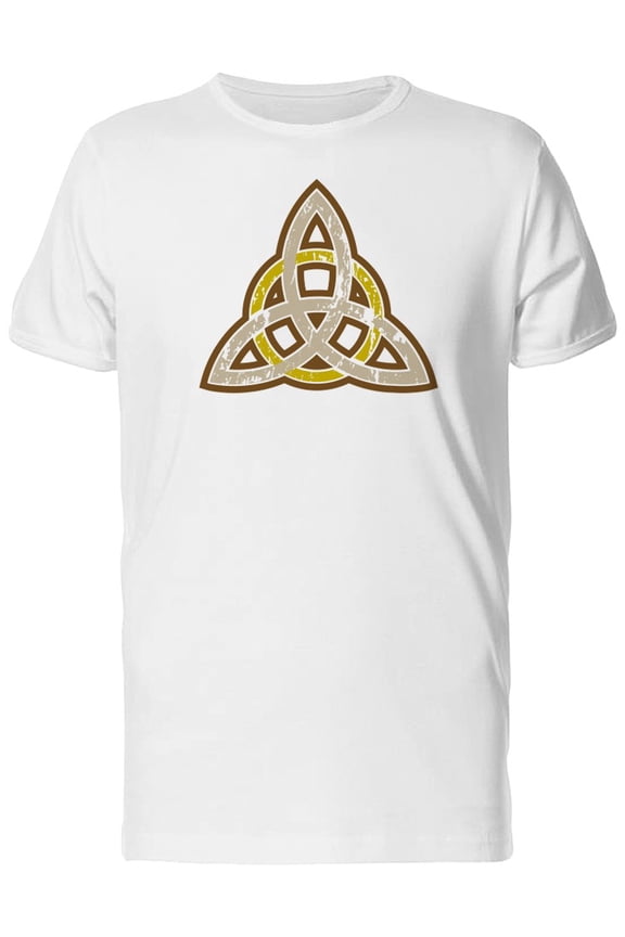 Cool Grunge Trinity Symbol T-Shirt Men -Image by Shutterstock, Male 3X-Large