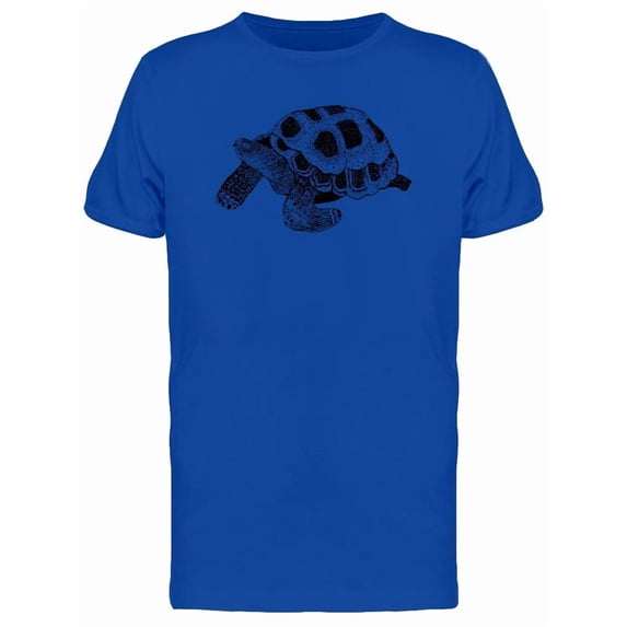 Cool Grunge Turtle Sketch Tee Men's -Image by Shutterstock