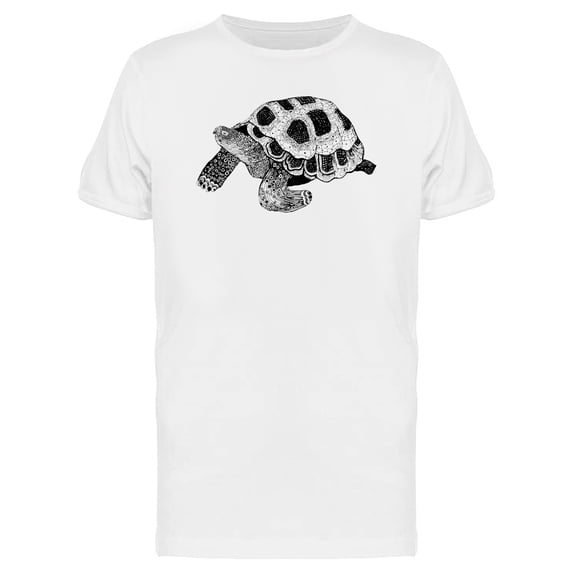 Cool Grunge Turtle Sketch Tee Men's -Image by Shutterstock