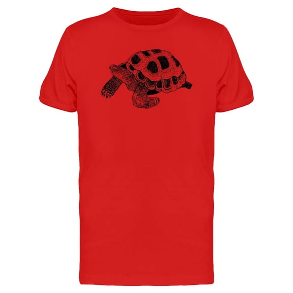 Cool Grunge Turtle Sketch T-Shirt Men -Image by Shutterstock, Male x-Large