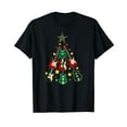 thumbnail image 1 of Cool Guitar Christmas Tree Guitar Lovers Christmas Tree T-Shirt, 1 of 5