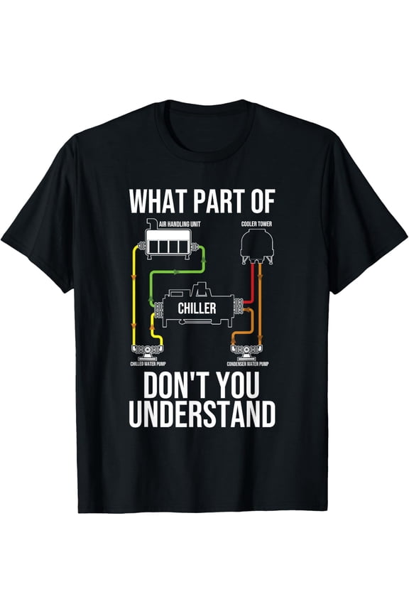 Cool HVAC Design For Men Women Air Conditioning Ventilation T-Shirt