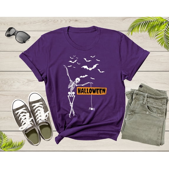 Cool Halloween Lover Gift Men Women Kids Boys Girls Present T-Shirt Spooky Halloween Lover Gift T Shirt for Teens Graphic Design Tshirt