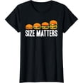 thumbnail image 1 of Cool Hamburger Gift For Kids Men Women Funny Fast Food Casual Short Sleeve Black T-Shirt, 1 of 5