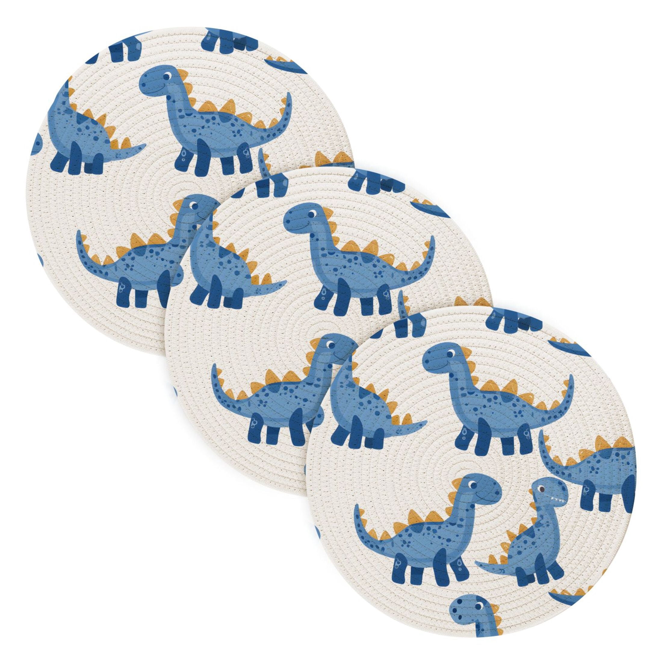 Lumikrypt 5 Piece Heat Resistant Pot Holders & Trivets Set, 7 Inch Cotton Non-Slip Potholders...