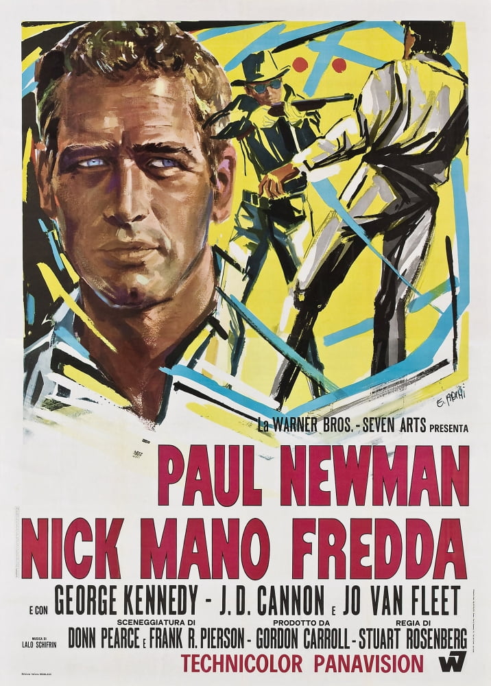 Cool Hand Luke (Aka Nick Mano Fredda) Canvas Art - (24 x 36)