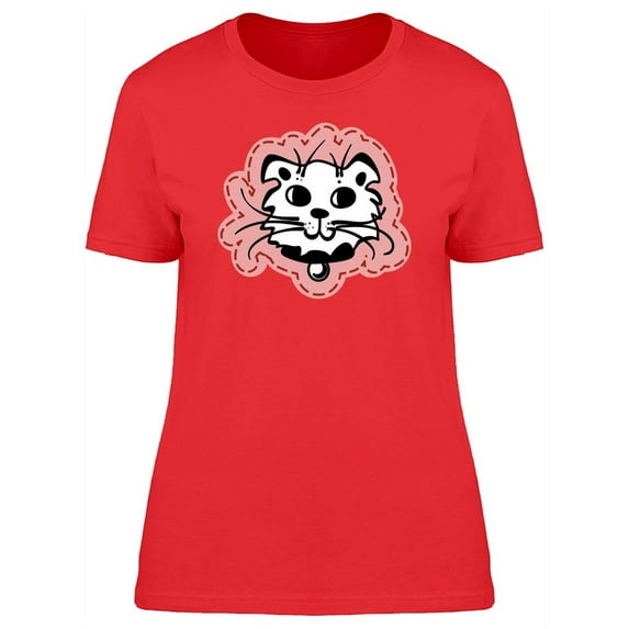 Cool Happy Cat Doodle T-Shirt Women -Image by Shutterstock, Female Medium