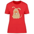 thumbnail image 1 of Cool Happy Funny Dog T-Shirt Women -Image by Shutterstock, Female Large, 1 of 2