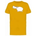 thumbnail image 1 of Cool Happy Hippo Cartoon Tee Men's -Image by Shutterstock, 1 of 2
