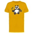 thumbnail image 1 of Cool Happy Panda Cartoon T-Shirt Men -Image by Shutterstock, Male Medium, 1 of 2