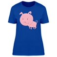 thumbnail image 1 of Cool Happy Pig Cartoon T-Shirt Women -Image by Shutterstock, Female Medium, 1 of 2