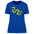 thumbnail image 1 of Cool Happy Snake Cartoon Tee Women's - Women T-Shirt, Large, 1 of 1