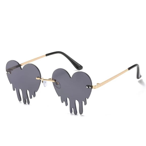 Cool Heart Drip Sunglasses Popular Eye Glasses For Outdoor Activity And Event