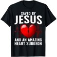 thumbnail image 1 of Cool Heart Surgery For Men Women Heart Cardiac Rehab Jesus T-Shirt, 1 of 4