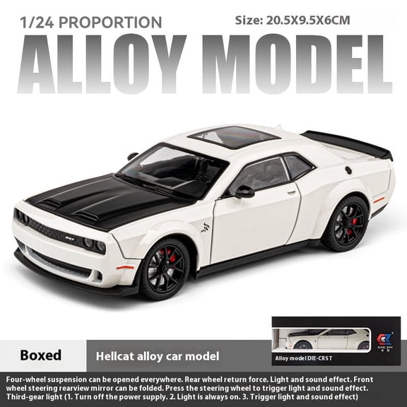 Cool Hellcat Alloy Car, High Quality Alloy Car Toys, Exquisite Decorations, Exquisite Desktop Ornaments, Christmas Gifts
