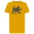 thumbnail image 1 of Cool Heraldic Lion Doodle Tee Men's -Image by Shutterstock, 1 of 2