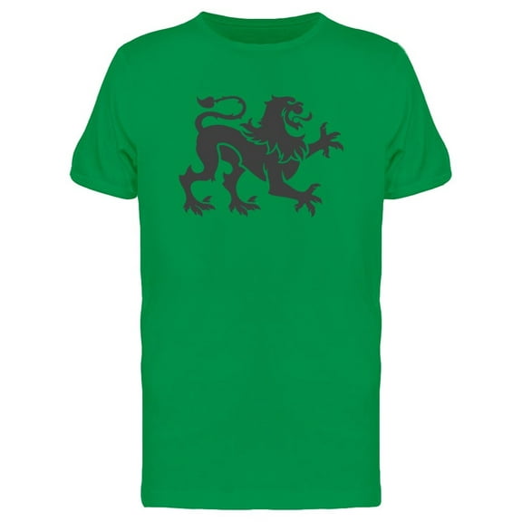 Cool Heraldic Lion Doodle Tee Men's -Image by Shutterstock