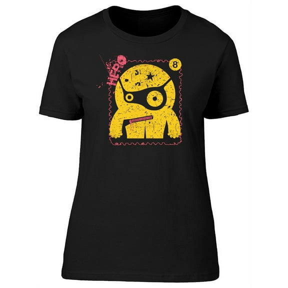 Cool Hero Grunge Funny Monster T-Shirt Women -Image by Shutterstock, Female Medium