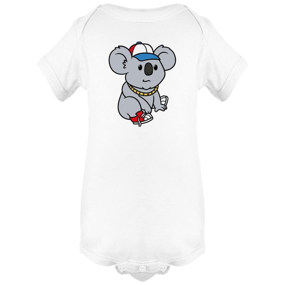 Cool Hip Hop Cartoon Koala Bodysuit Infant -Image by Shutterstock, 6 Months