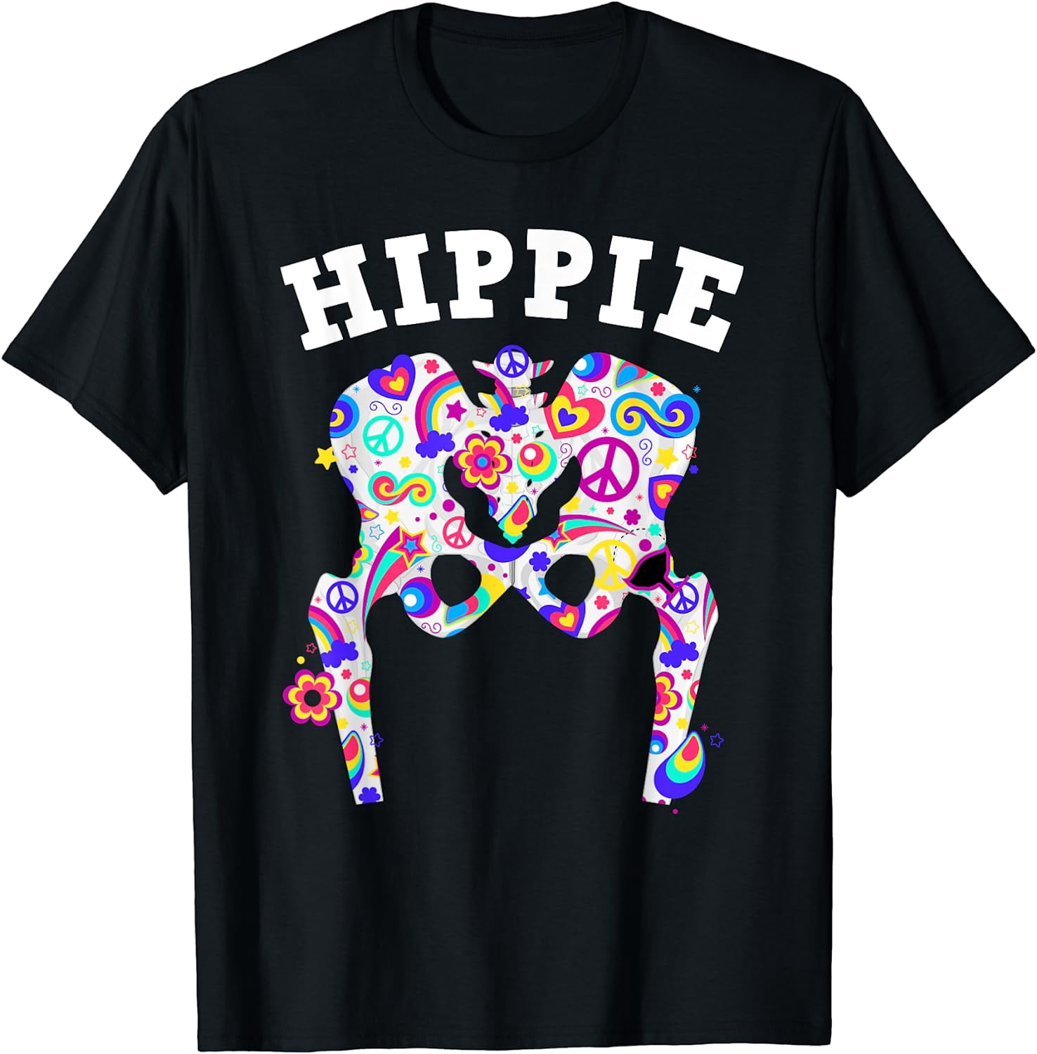 Hip Replacement Tee Shirt Gift Funny Hippie Hipster T-Shirt
