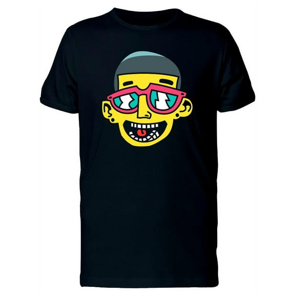 Cool Hipster Funny Yellow Man T-Shirt Men -Image by Shutterstock, Male Small