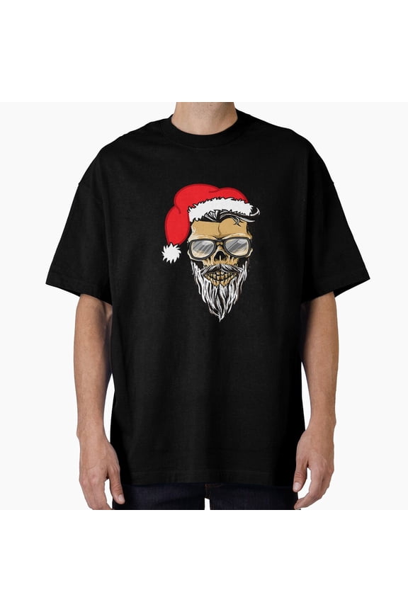 Cool Hipster Jolly Figure Hip Christmas Holiday Apparel Gift Unisex T-Shirt, up to Size 5XL