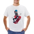 thumbnail image 1 of Cool Hipster Skater Vintage T-shirt Mens Cotton Classic Crewneck Short Sleeve Tees Unisex White XL, 1 of 5