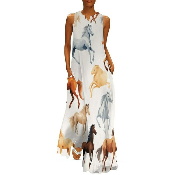 Cool Horse 2025 Dress Evening Elegant And Chic Women for Outfits Beach Clothes Women Dress