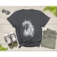 thumbnail image 1 of Cool Horse Pony Lover Gift Shirt For Men Women Kids Girls Boys Aesthetic Horse Lover Gift Ideas Tshirt Graphic Horse Head Silhouette T-shirt, 1 of 8