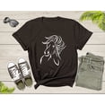 thumbnail image 1 of Cool Horse Pony Lover Gift Shirt For Men Women Kids Girls Boys Aesthetic Horse Lover Gift Ideas Tshirt Graphic Horse Head Silhouette T-shirt, 1 of 8