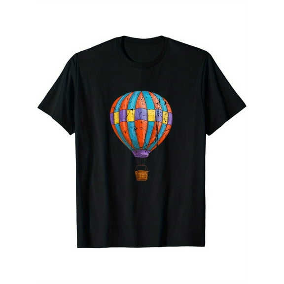 Cool Hot Air Balloon Design Ballooning Balloons Women Men T-Shirt Fashion trend men'S T-shirt casual round neck short sleeve 100% Pure Cotton 180g Fabric weight Regular Size S-XXXL T-Shirts
