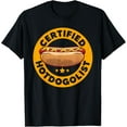 thumbnail image 1 of Cool Hot Dog Design For Men Women Boys Sausage Hot Dog Lover T-Shirt, 1 of 5
