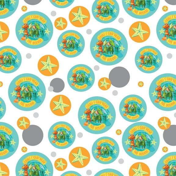 Cool I Can Hear the Ocean Dinosaur Train Premium Gift Wrap Wrapping Paper Roll