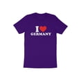 thumbnail image 1 of Cool I Love Germany Independence Day Patriotic Travel Gift T-Shirt German Citizen Resident Visitor Truism Presents Tshirt, 1 of 10