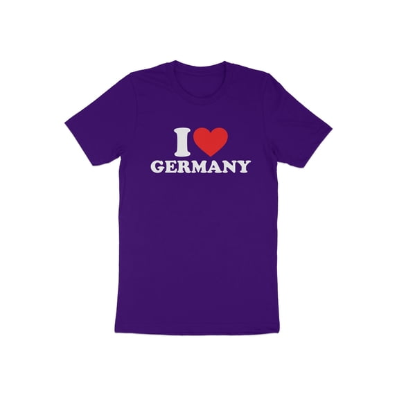 Cool I Love Germany Independence Day Patriotic Travel Gift T-Shirt German Citizen Resident Visitor Truism Presents Tshirt