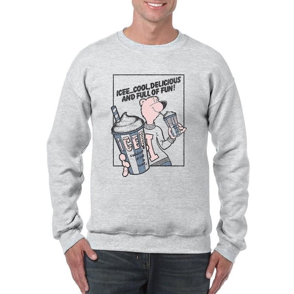 Cool ICEE Bear Delight - Fun And Refreshing Drink Design Men's Sweatshirt