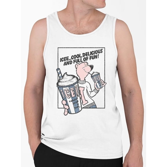 Cool ICEE Bear Delight - Fun And Refreshing Drink Graphic Men's Tank Top