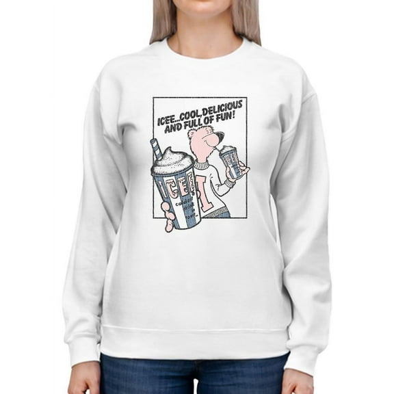 Cool ICEE Bear Delight - Fun And Refreshing Drink Sweatshirt Women's