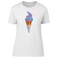thumbnail image 1 of Cool Ice Cream Doodle Cartoon T-Shirt Women -Image by Shutterstock, Female Small, 1 of 2