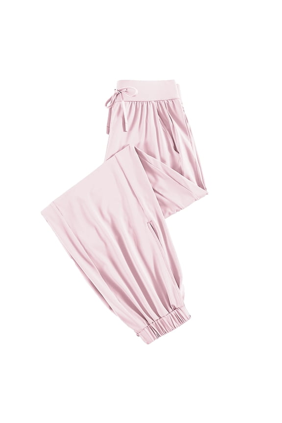 Cool Ice Silk Sweatpants Super Stretch Pants Men's And Women's Casual Jogging Sweatpants